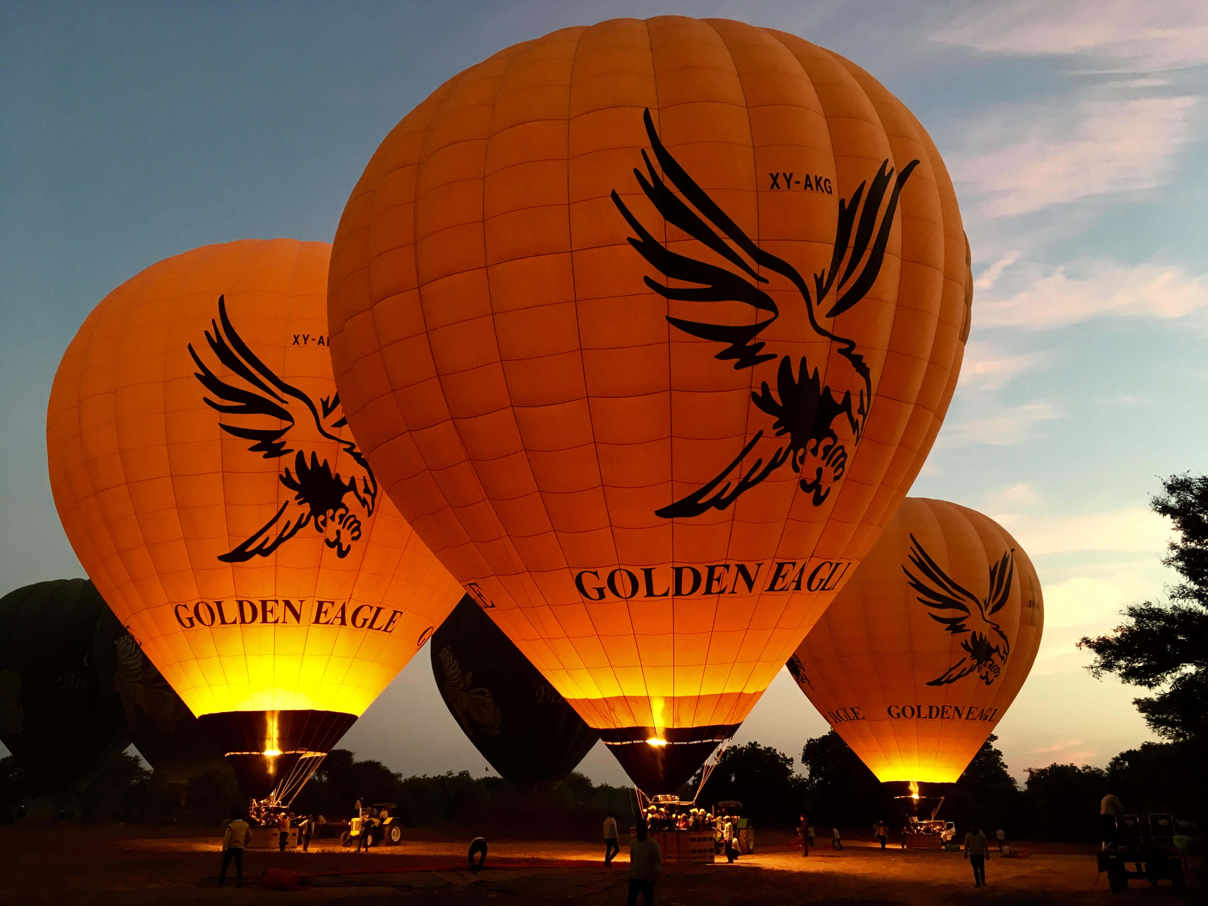Golden Eagle Ballooing
